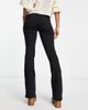 YAS Y.A.S Vinnie high waisted flares jeans in black - 2