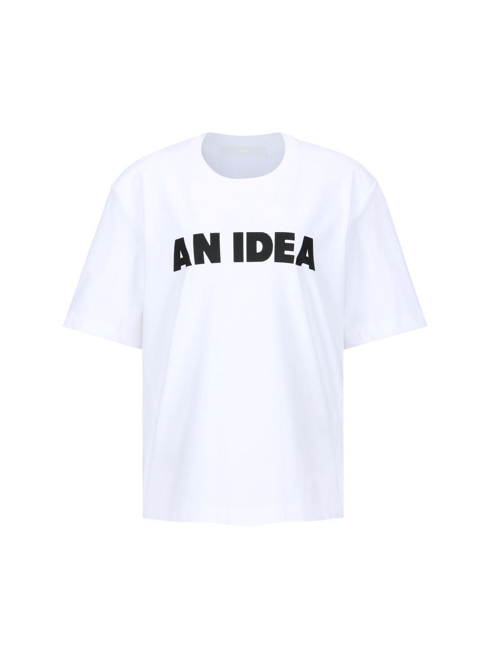 YCH AN IDEA PRINTING T-SHIRT - WHITE (W24TS11131WH)