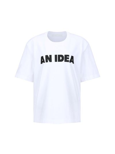 YCH AN IDEA PRINTING T-SHIRT - WHITE (W24TS11131WH)