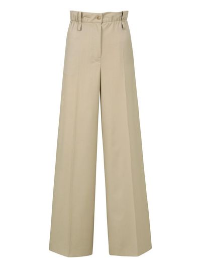 YCH HIGH WAISTED TROUSERS BEIGE (F24PT4021BE)