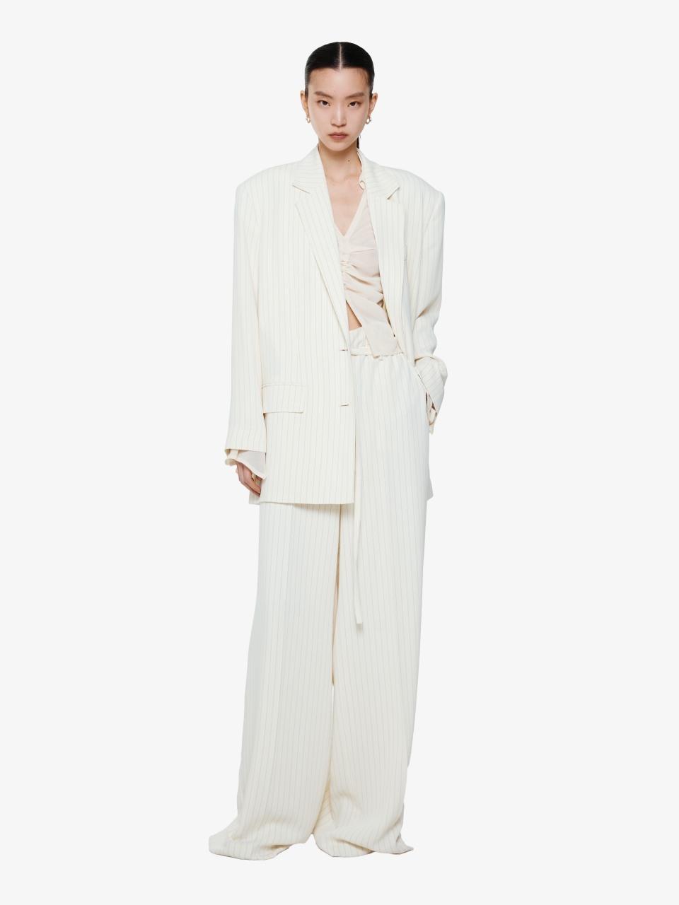 YCH HIGH WAISTED TROUSERS (F24PT4022IV)
