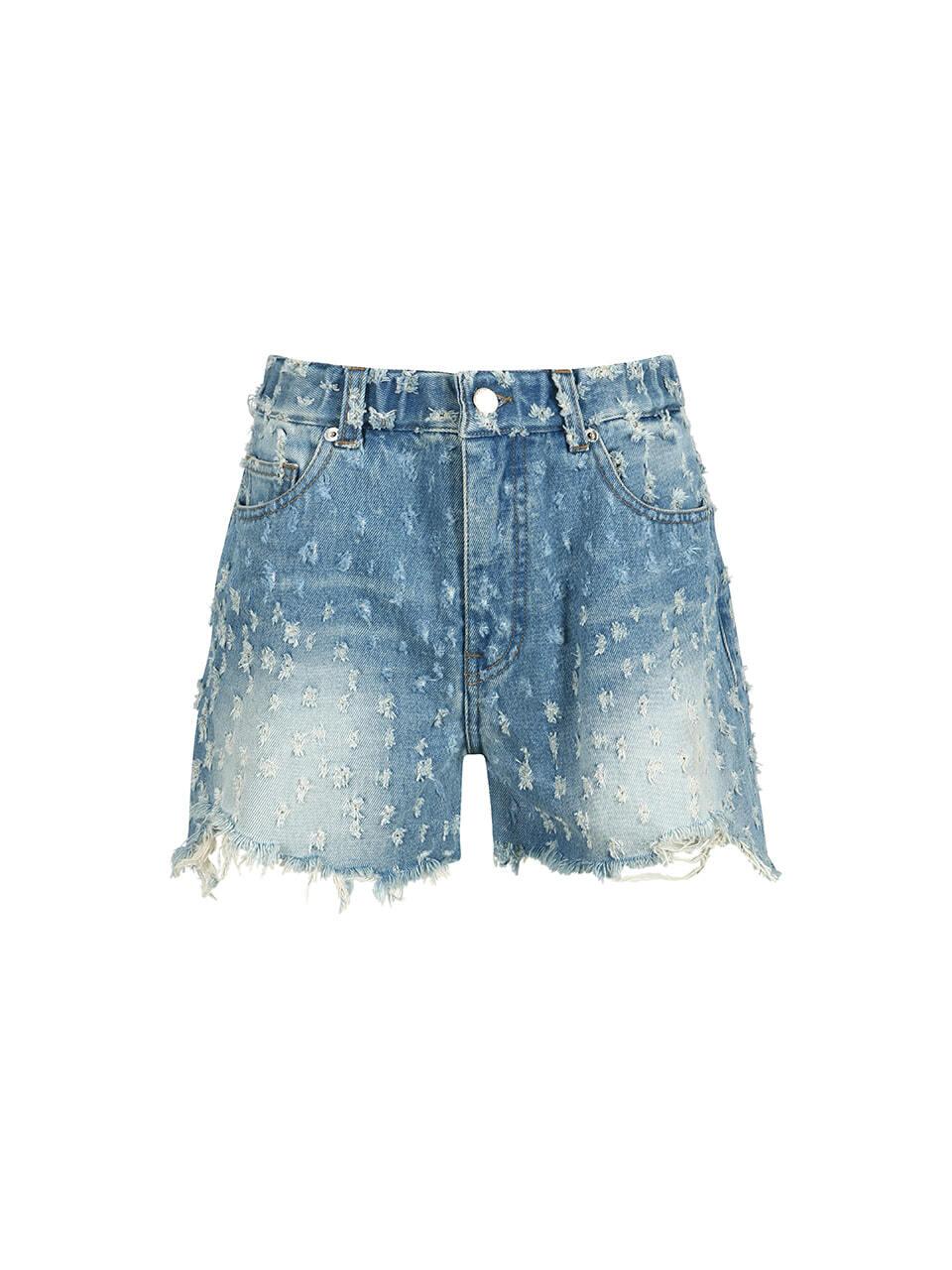 YCH HOLE PUNCHED SHORTS_BLUE