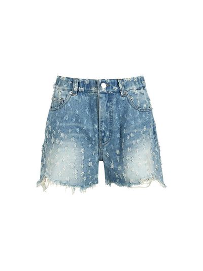 YCH HOLE PUNCHED SHORTS_BLUE