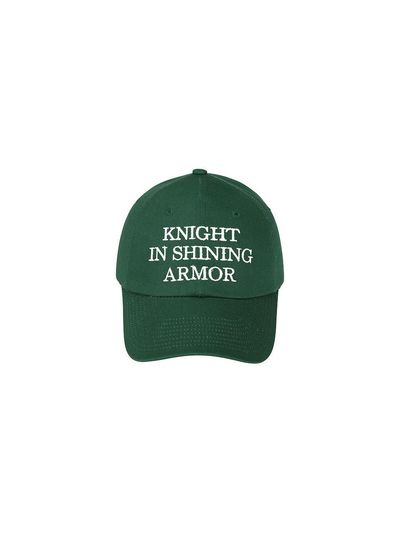 YCH KNIGHT PRINT BASEBALL CAP (GREEN)