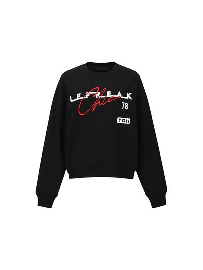YCH LE FREAK-PRINT SWEATSHIRT (BLACK)