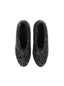 YCH SEQUINNED PUMPS (BLACK)