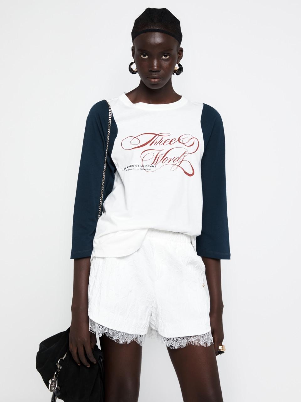 YCH Slim Fit Raglan Cotton T-shirt [Beige] (R25TS11081WH)