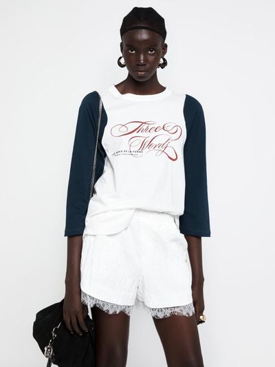 YCH Slim Fit Raglan Cotton T-shirt [Beige] (R25TS11081WH)