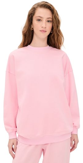 Year of Ours Year of Ours Crew Neck Sweatshirt Strawberry Cream