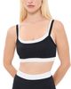 Year of Ours Year of Ours Ribbed Layered Bralette Black/White - 1