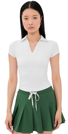 Year of Ours Year of Ours Studio Polo Tee White
