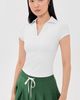 Year of Ours Year of Ours Studio Polo Tee White - 2