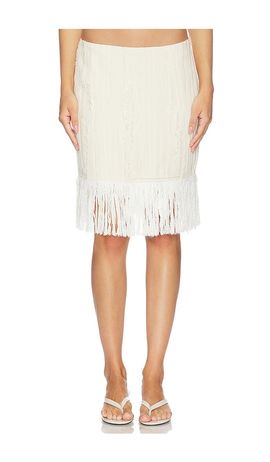 Yellow The Label Yellow The Label Fritz Fringe Skirt