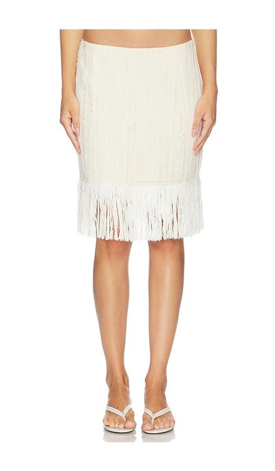 Yellow The Label Yellow The Label Fritz Fringe Skirt
