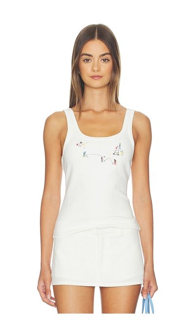 Yellow The Label Yellow The Label Golf Scene Tank Top