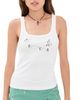 Yellow the Label Yellow the Label Golf Scene Tank Top White - 1