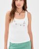 Yellow the Label Yellow the Label Golf Scene Tank Top White - 2