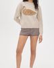 Yellow the Label Yellow the Label Houndstooth Mini Shorts Brown - 5