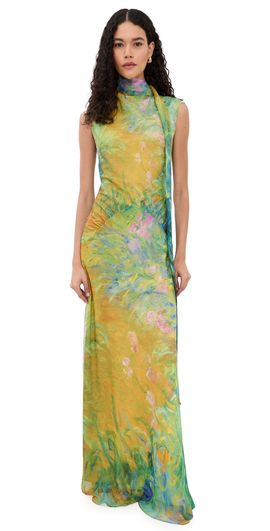 Yellow the Label Yellow the Label Irises Monet Maxi Dress Path Of Irises