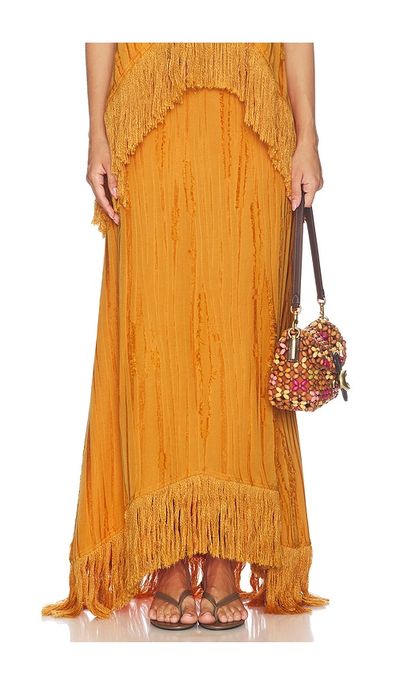 Yellow The Label Yellow The Label Lennie Fringe Skirt