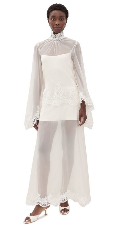 Yellow the Label Yellow the Label Liz Organza Maxi Dress Ivory