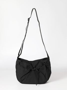 Yellowstone Water-resistant Adjustable Messenger Bag [Black]