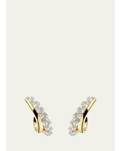 Yeprem 18K Yellow and White Gold Diamond Ear Climber