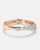 Yeprem Yeprem 18kt rose and white gold bracelet with diamonds - 1