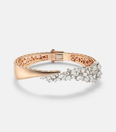 Yeprem Yeprem 18kt rose and white gold bracelet with diamonds
