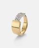 Yeprem Yeprem 18kt yellow and white gold ring with diamonds - 4
