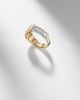 Yeprem Yeprem 18kt yellow and white gold ring with diamonds - 5