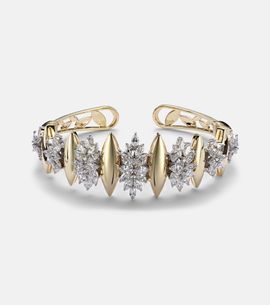 Yeprem Yeprem Golden Strada 18kt gold and white gold bangle with diamonds