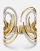 Yeprem Yeprem Golden Strada 18kt gold and white gold cuff bracelet with diamonds - 1