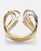 Yeprem Yeprem Golden Strada 18kt gold and white gold cuff bracelet with diamonds - 4