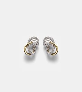 Yeprem Yeprem Golden Strada 18kt gold earrings with diamonds