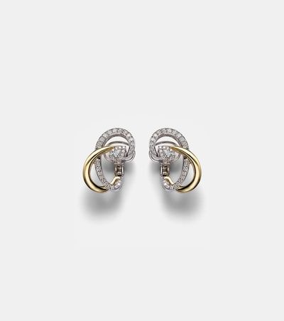 Yeprem Yeprem Golden Strada 18kt gold earrings with diamonds