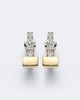 Yeprem Yeprem Golden Strada 18kt gold huggie earrings with diamonds - 1