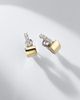 Yeprem Yeprem Golden Strada 18kt gold huggie earrings with diamonds - 5