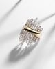 Yeprem Yeprem Golden Strada 18kt white and yellow gold ring with diamonds - 5