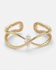 Yeprem Yeprem Golden Strada 18kt yellow and white gold cuff bracelet with diamonds - 1