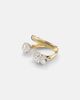 Yeprem Yeprem Golden Strada 18kt yellow and white gold ring with diamonds - 1