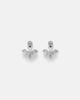 Yeprem Yeprem Moonflower 18kt white gold earrings with diamonds - 1