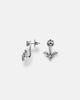 Yeprem Yeprem Moonflower 18kt white gold earrings with diamonds - 4