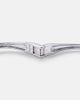 Yeprem Yeprem Reign Supreme 18kt white gold bangle with diamonds and sapphire - 6
