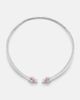 Yeprem Yeprem Reign Supreme 18kt white gold choker with sapphire and diamonds - 1