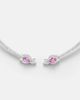Yeprem Yeprem Reign Supreme 18kt white gold choker with sapphire and diamonds - 6