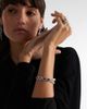 Yeprem Yeprem Reign Supreme 18kt white gold cuff bracelet with diamonds and sapphires - 2