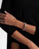 Yeprem Yeprem Reign Supreme 18kt white gold cuff bracelet with diamonds and sapphires - 3