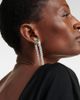 Yeprem Yeprem Reign Supreme 18kt white gold drop earrings with diamonds and emeralds - 3