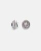 Yeprem Yeprem Reign Supreme 18kt white gold earrings with diamonds and sapphires - 4